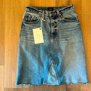 KHAITE Blue Jean skirt size 26